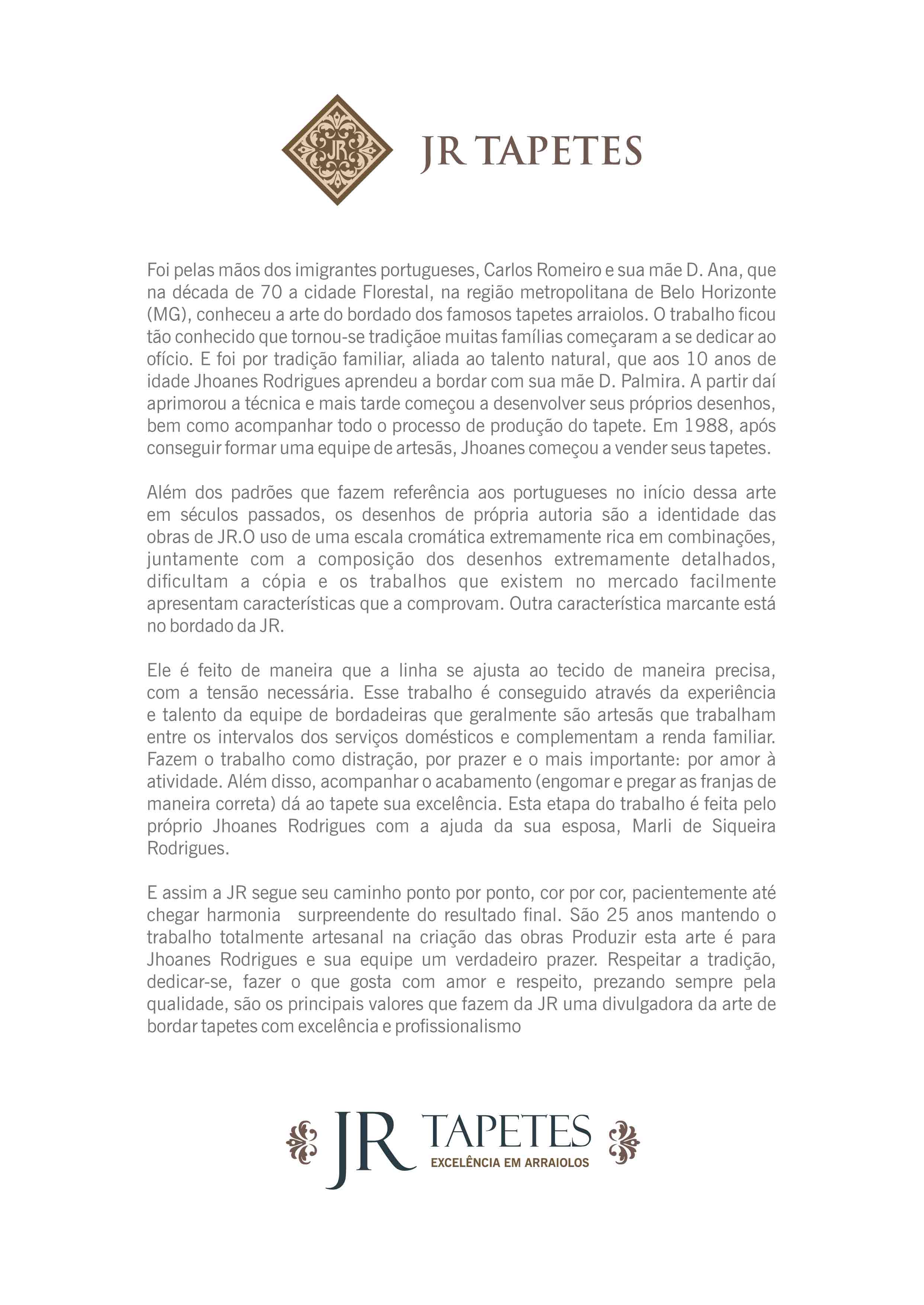 Texto jr tapetes